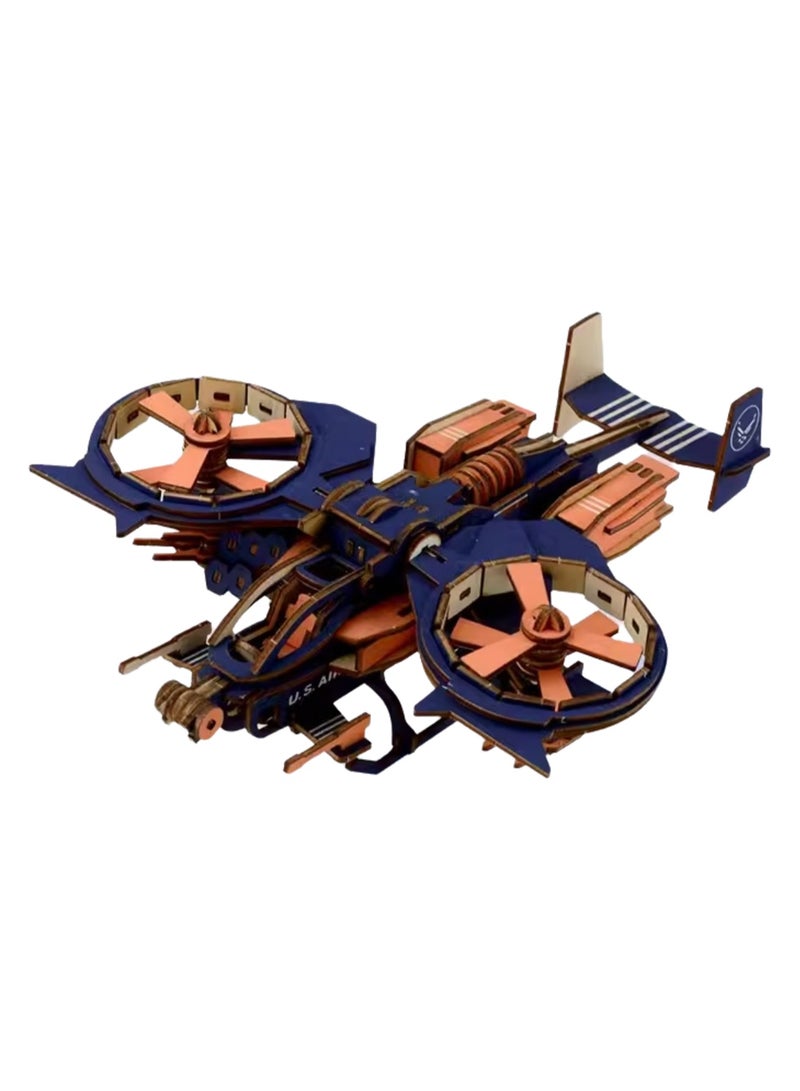 لغز خشبي ثلاثي الأبعاد نموذج تجميع مكعبات البناء لعبة الصبي (مقاتل العقرب) - Image 1